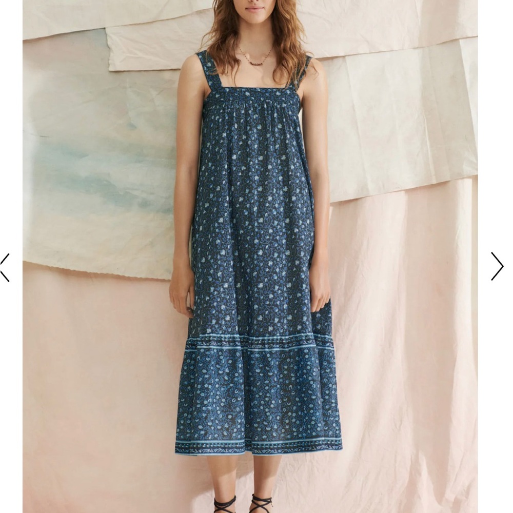 Wrap London Indigo shift dress